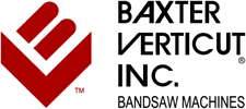 Baxter Verticut saw logo