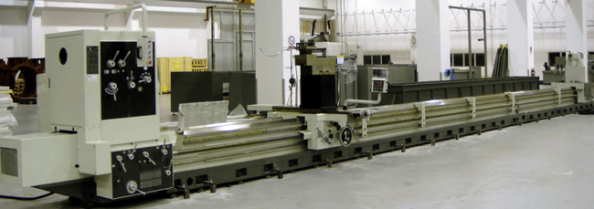 overall view of the Annn Yang 2000 x 15M lathe