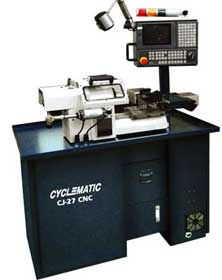 the Cyclematic CJ27 lathe