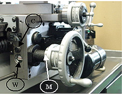 gearbox and clutch lubtication on carriage of cyclematic CTL618 lathe