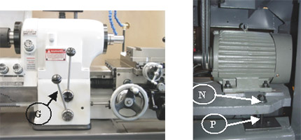 spindle control and belt tension adjuster for cyclematic ctl618 lathe