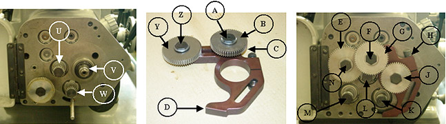 change gear set up on cyclematic ctl618 lathe