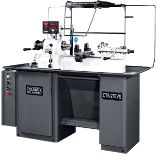 Cyclematic CTS-27-EVS electronic variable speed turret lathe