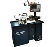 the Cyclematic CJ27 CNC lathe