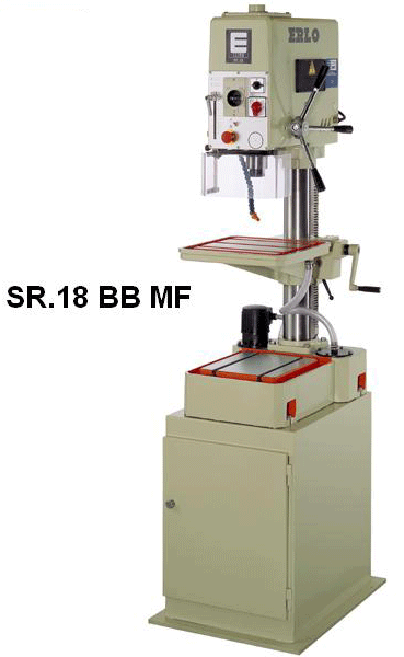 Erlo SR-18 drill with optional table