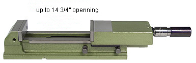 showing the maximum openning of the vices