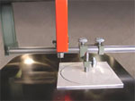 Circle cutting attachment for grob bandsaws