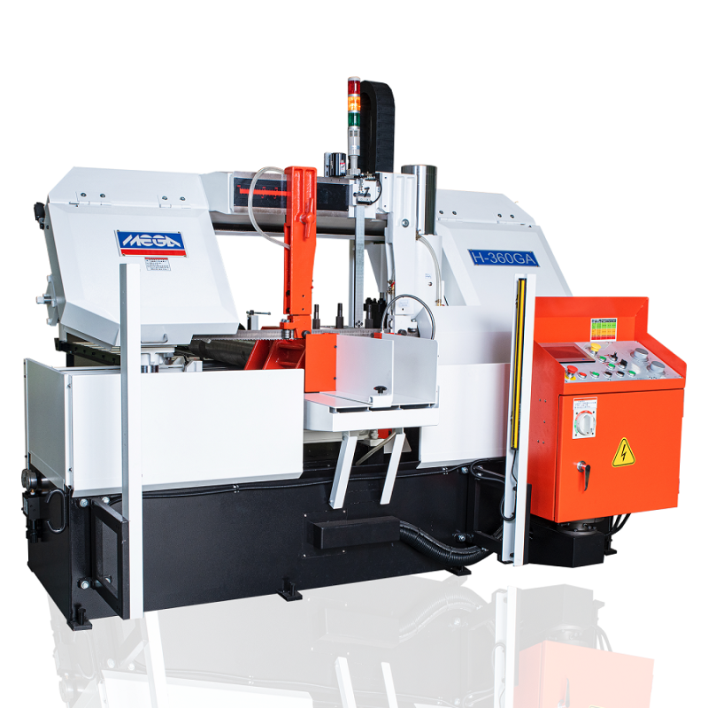 Mega H360A automatic twin column bandsaw with 13quot; capacity