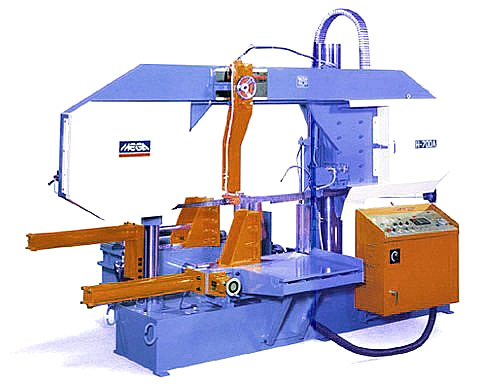 Mega twin column bandsaw