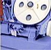 idle wheel rotation detector for automatic stopping when blade breaks