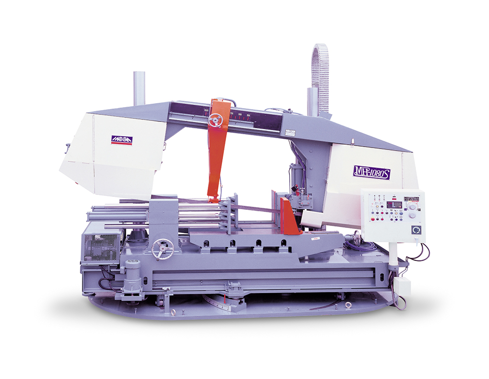 Mega swivel base miter cutting bandsaw