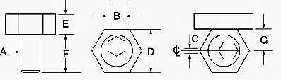 dimension drawing of Mitee-Bite fixture clamps