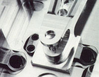 another example of Mitee-Bite low profile dyna-force clamps in a fixture