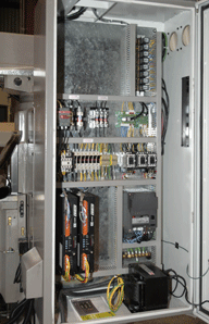 Topwell electronics panel ready for retrofitting the Anilam CNC control