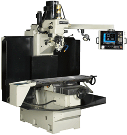 Topwell TW-32-Q CNC bed mill with tilting quill head and handwheels