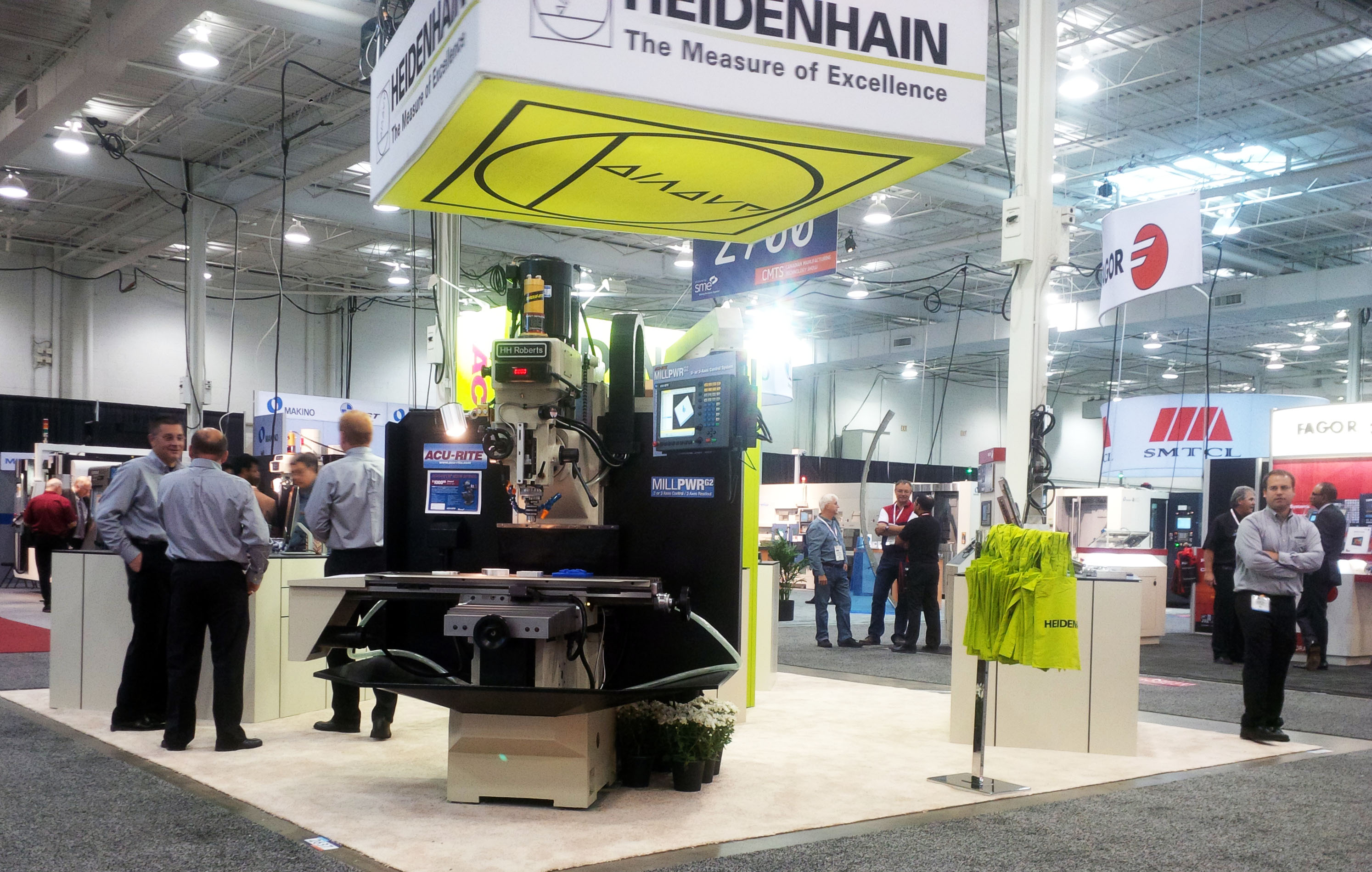 our topwell TW32Q mill at the Toronto machine tool show