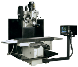 Topwell TW-40-Q CNC bed mill with tilting quill head